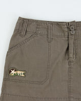 Vintage Y2K 2000s Ardene Cargo Patchwork Mini Skirt - S