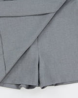 Vintage Y2K 2000s Chik Klee Paris Pleated Wrap Mini Skort - S