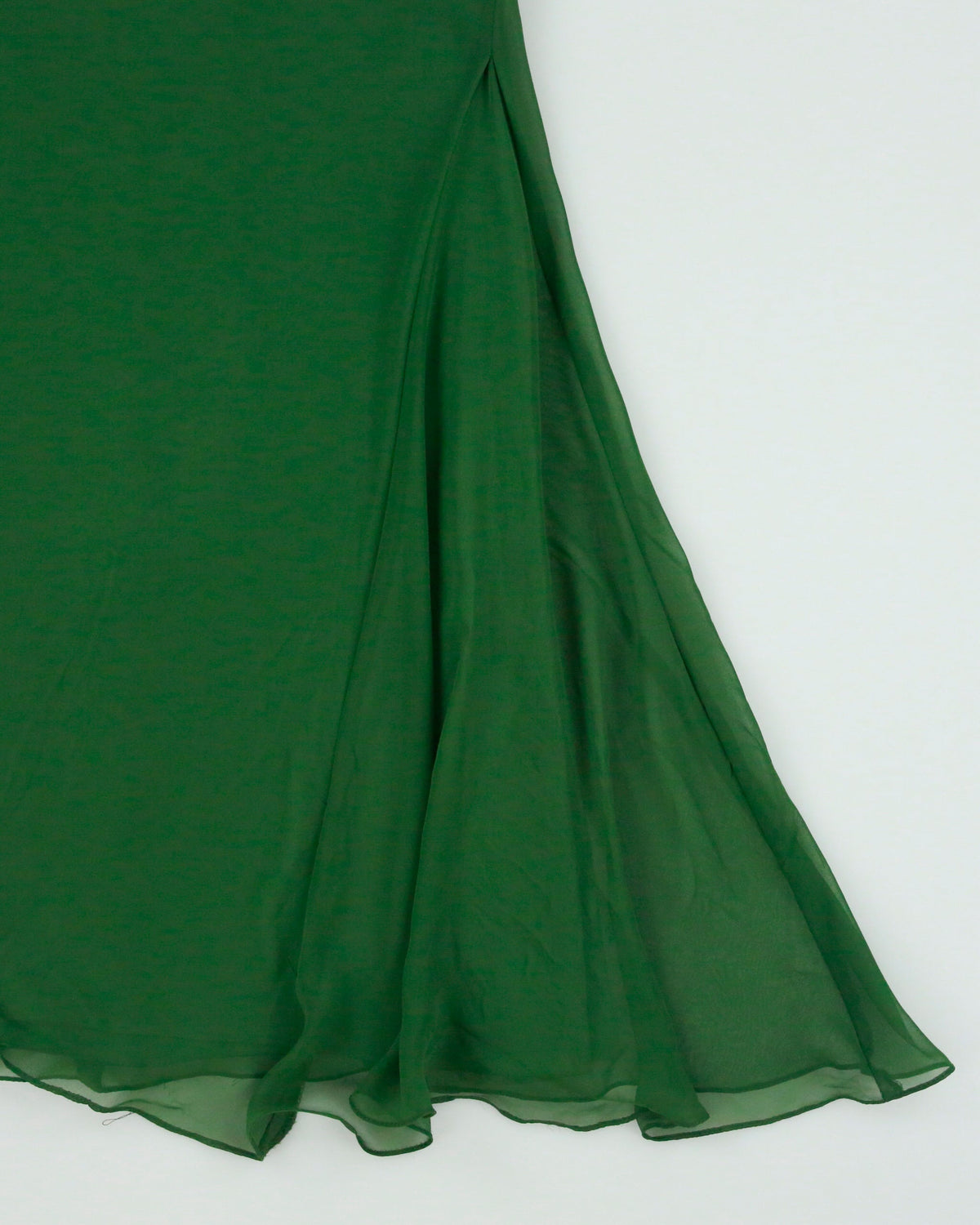 Vintage 1990s Occasions Double Layer Floaty Maxi Skirt - XS