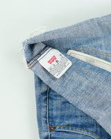 Vintage 1993 Levi's 501Red batwing Made In USA Denim Skirt - W28