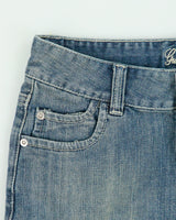Vintage Y2k 00s Guess Jeans Low Waisted Denim Mini Skirt - XS