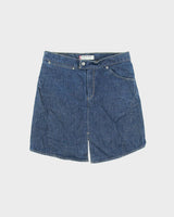 Vintage 1995 Levi's Engineered Front Split Denim Skirt - M