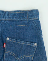 Vintage 1995 Levi's Engineered Front Split Denim Skirt - M