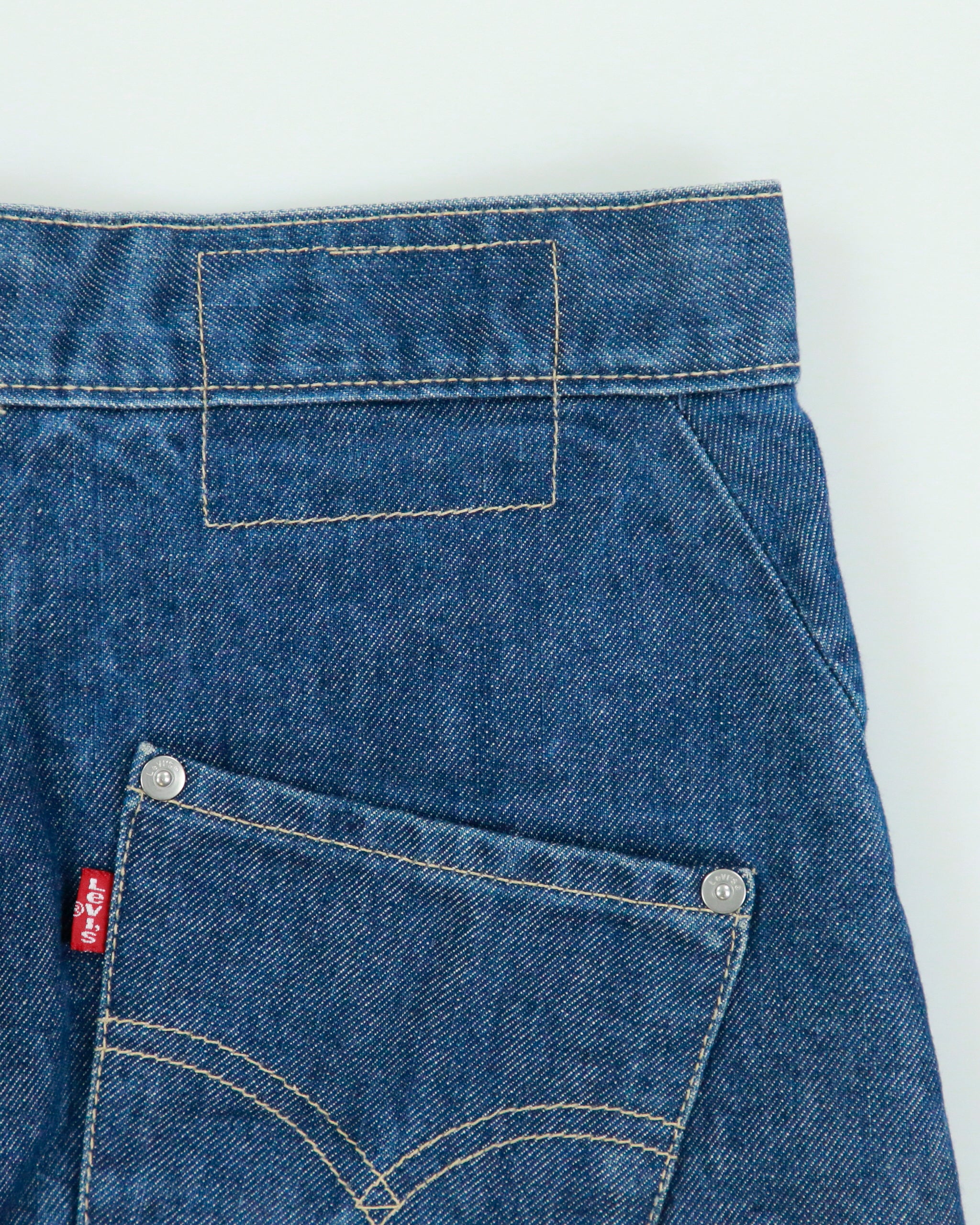 Vintage 1995 Levi's Engineered Front Split Denim Skirt - M