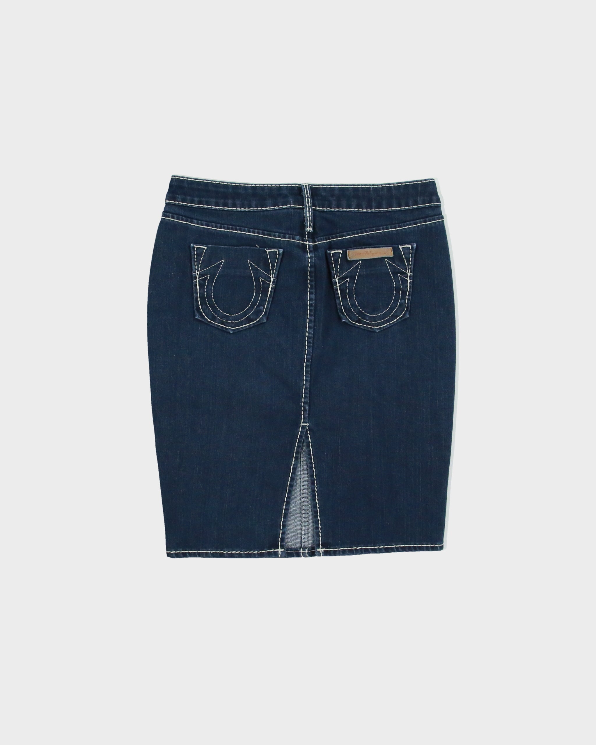 Vintage Y2K 00s True Religion 'Stealth Audrey' Denim Skirt - XS