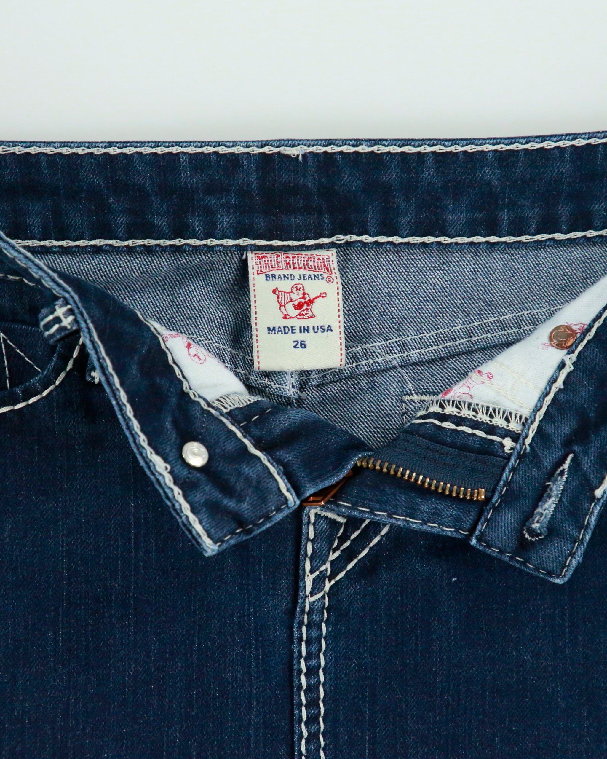 Vintage Y2K 00s True Religion 'Stealth Audrey' Denim Skirt - XS