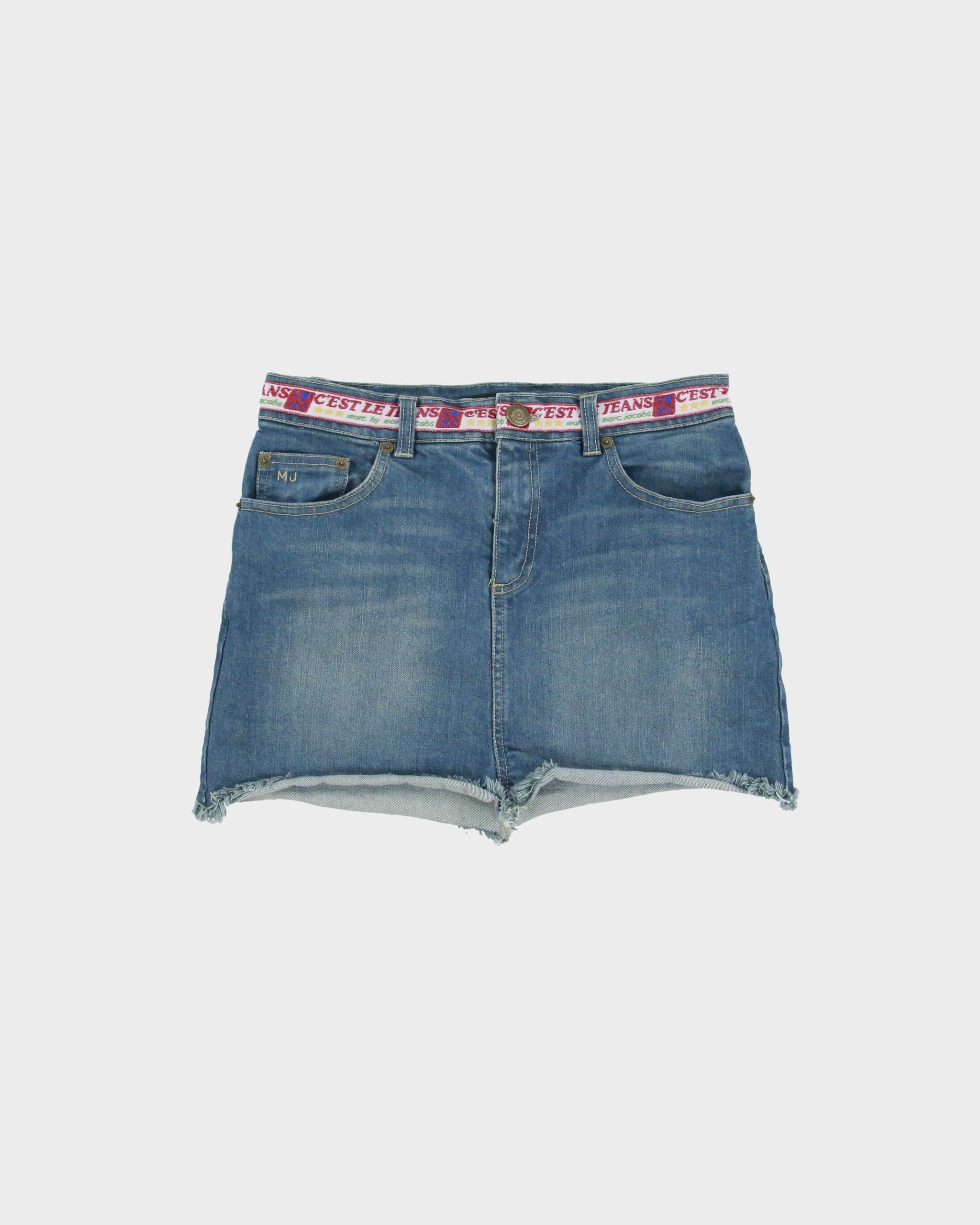 Vintage Y2K 00s Marc Jacobs C'est Le Jeans Denim Mini Skirt - S