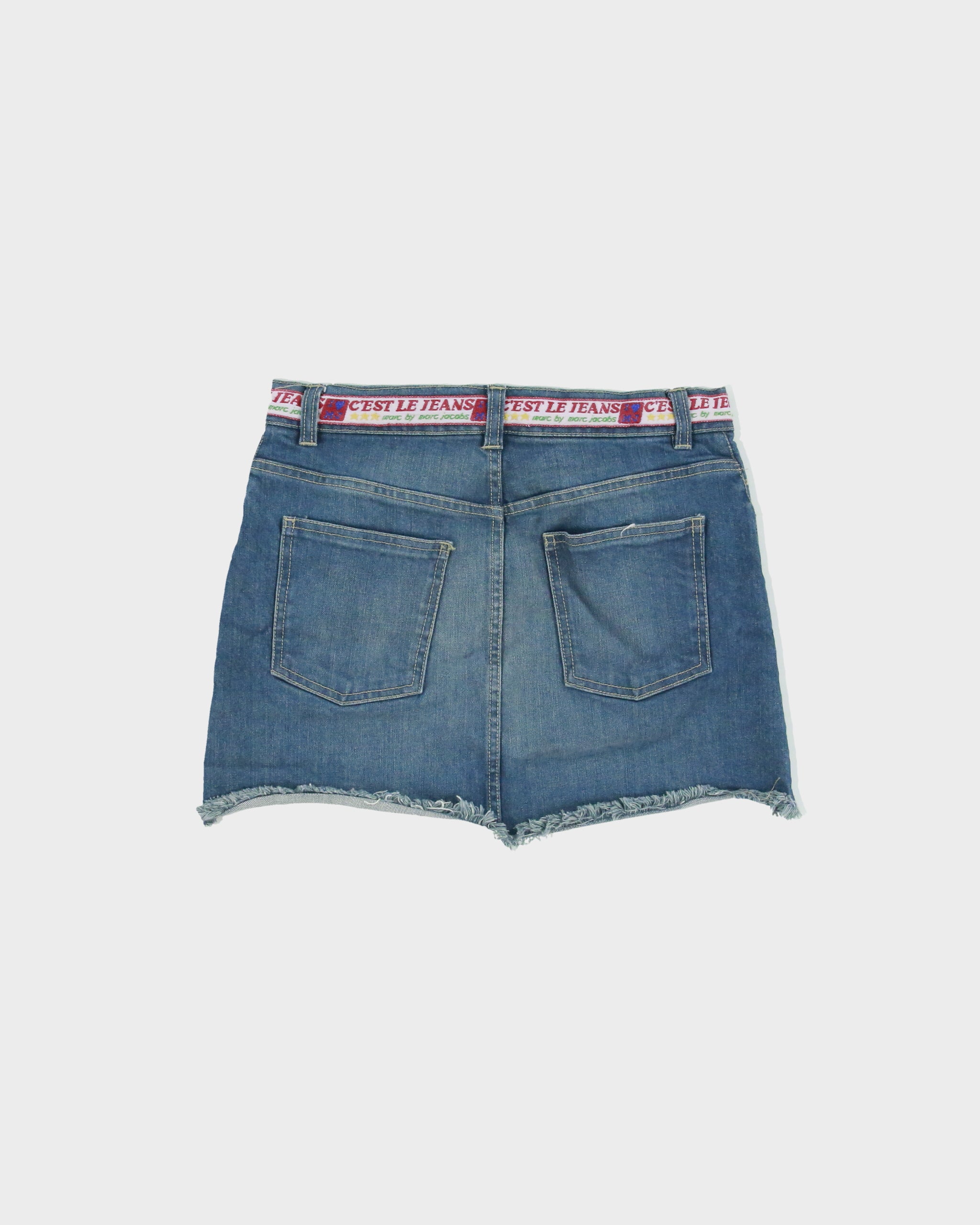 Vintage Y2K 00s Marc Jacobs C'est Le Jeans Denim Mini Skirt - S