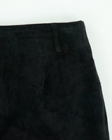 Vintage 1990s Danier Front &amp; Back Split Suede Skirt - XS