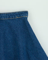 Vintage 2010s American Apparel Denim Skater Skirt - S
