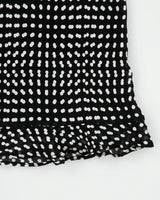 Vintage 2000s Jax Polka Dot Ruffle Hem Skirt - XS