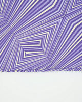 Vintage 1990s Dynamite Drawstring Waist Abstract Geometric Pattern Skirt - M