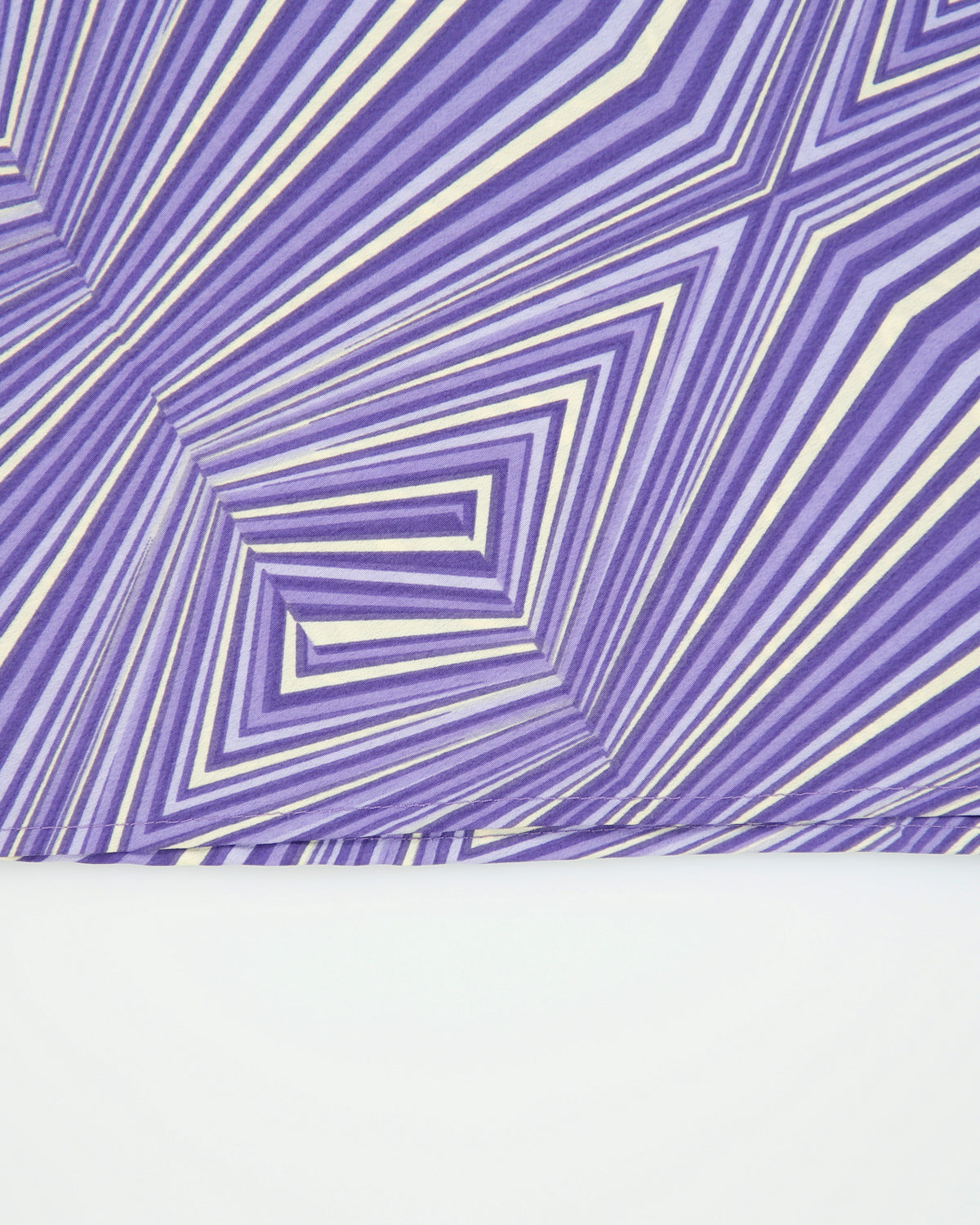 Vintage 1990s Dynamite Drawstring Waist Abstract Geometric Pattern Skirt - M