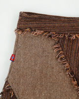 Vintage Y2K 00s Uttam London Wool Blend Patchwork Skirt - XS