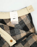 Vintage 1970s Sportswear By Casualaire Wool Blend Checked Skirt - XS