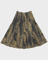 Vintage Y2K 00s Vim Vim Lace Print Panelled A-line Skirt - XXS