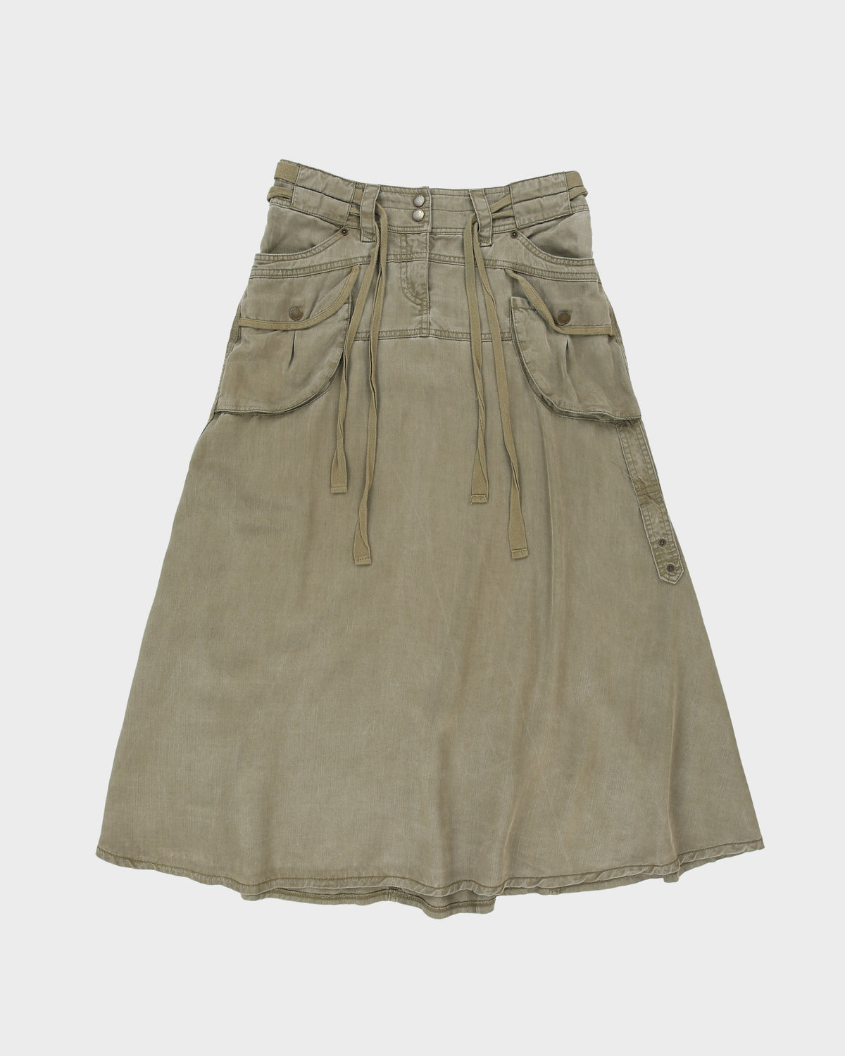 Vintage Y2K 00s Mexx Cargo A-line Maxi Skirt - S