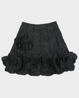 Vintage Y2K 00s Vasteed Floral Applique Panelled Skirt - L