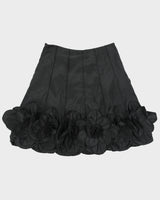 Vintage Y2K 00s Vasteed Floral Applique Panelled Skirt - L