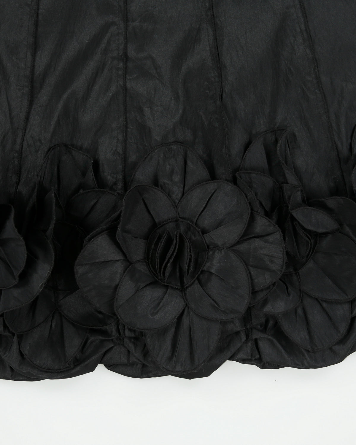 Vintage Y2K 00s Vasteed Floral Applique Panelled Skirt - L