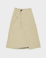 Arc'teryx Veilance Lota Shell Women's Desert Khaki Mid-Calf Technical Wrap Skirt - S
