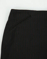 Vintage 1990s Premier Collection Pin Stripe Embroidered Skirt - S