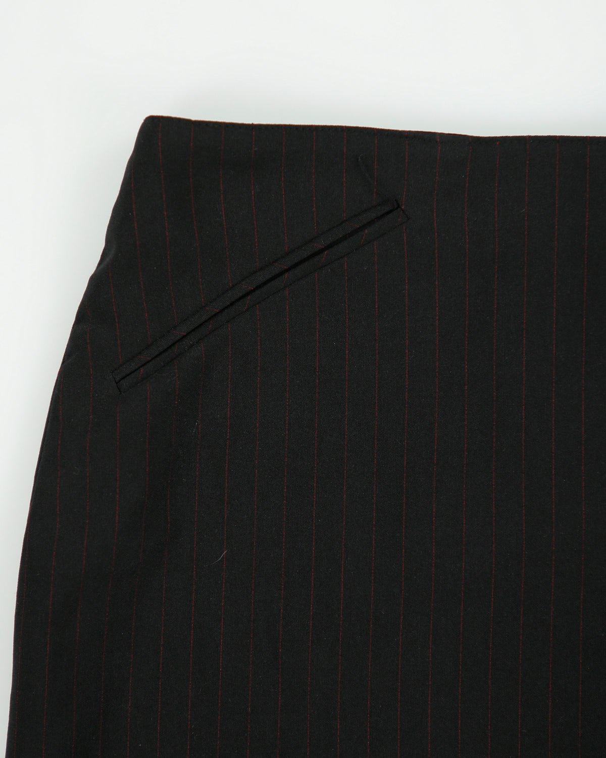 Vintage 1990s Premier Collection Pin Stripe Embroidered Skirt - S