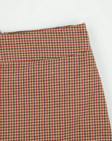 Vintage Y2K 00s Sasch Checked Flare Hem Skirt - XS