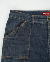 Vintage Y2K 00s Point Zero Dark Wash Denim Maxi Skirt - M