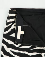 Vintage Y2K 00s Etcetera Zebra Print Pencil Skirt - S