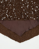 Vintage Y2K 00s Maliparmi Full Sequin Asymmetric Hem Skirt - S