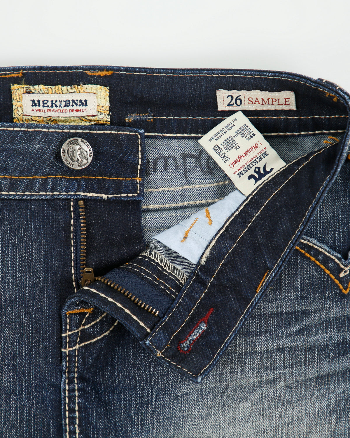 Vintage Y2K 00s Mek Denim Mini Skirt - XS