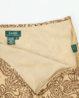 Vintage 1990s Ralph Lauren Silk Paisley Pattern Flowy Skirt - S