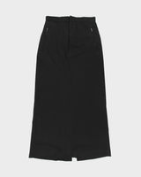 Vintage 1990s Ralph Lauren Sport Wool Maxi Skirt - XS