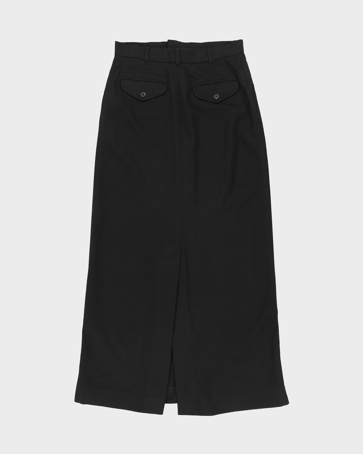 Vintage 1990s Ralph Lauren Sport Wool Maxi Skirt - XS