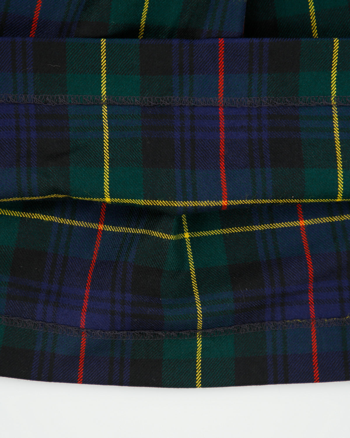Vintage 1990s Charter Club Wool Checked Skirt - XS