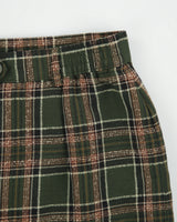 Vintage 1980s Lucia Wool Blend Checked Pencil Skirt - XS