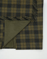 Vintage 1990s Liz Claiborne Wool Blend Wrap Tassel Blanket Skirt - M