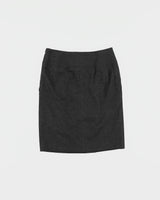 Vintage 1990s Max Mara Wool/ Angora &amp; Cashgora Blend Pencil Skirt - XS
