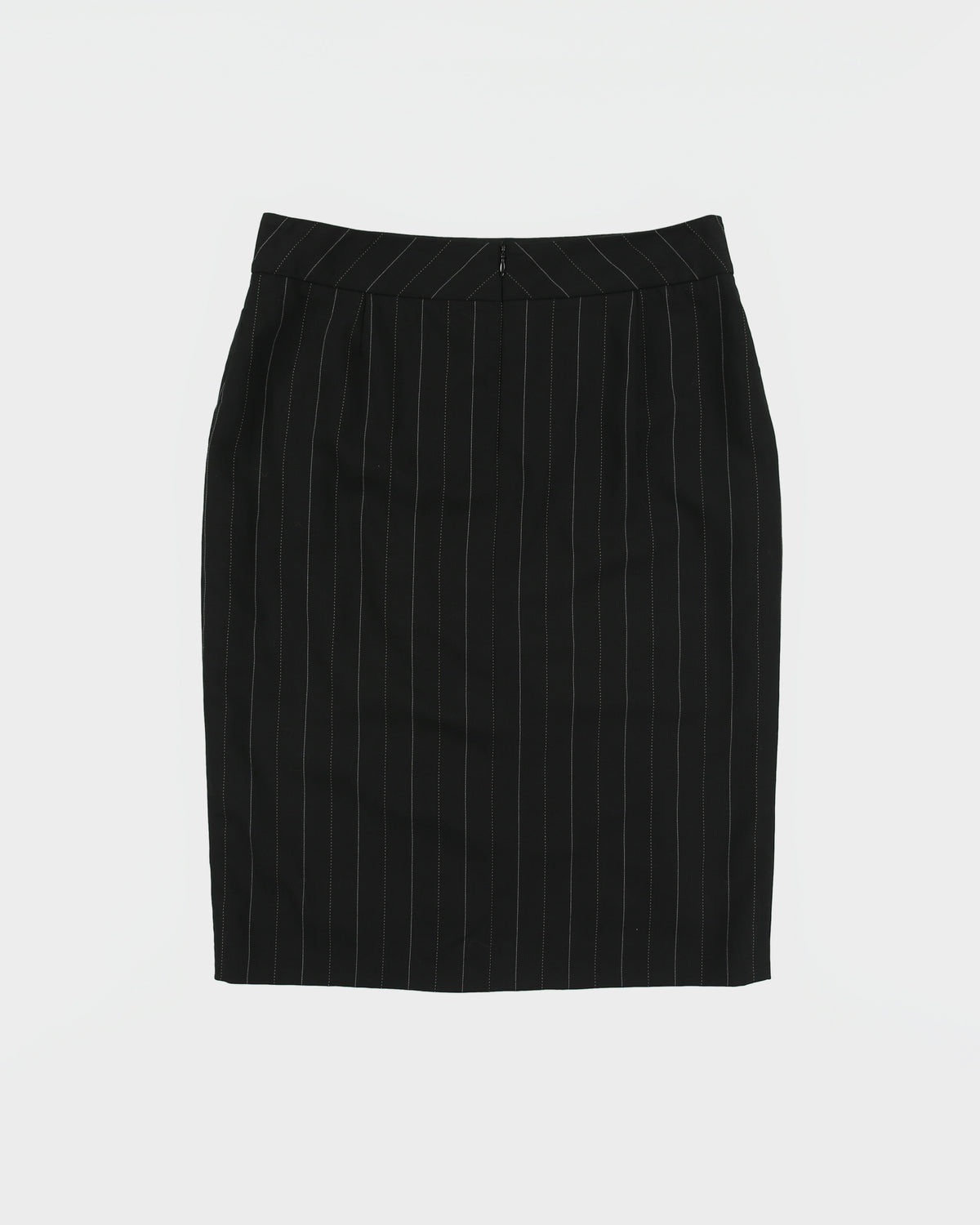 Vintage 1990s Escada Pin Stripe Pencil Skirt - S