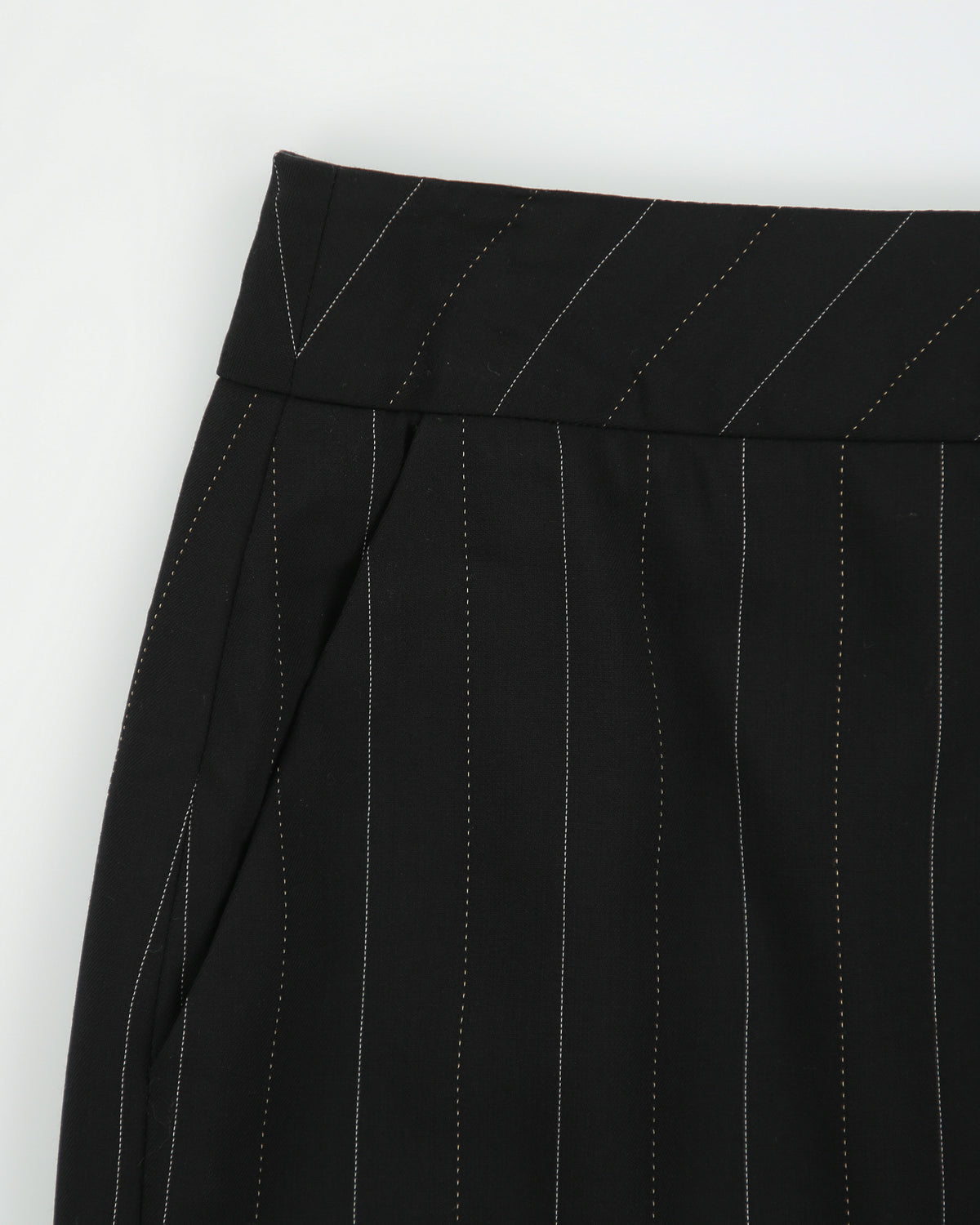 Vintage 1990s Escada Pin Stripe Pencil Skirt - S
