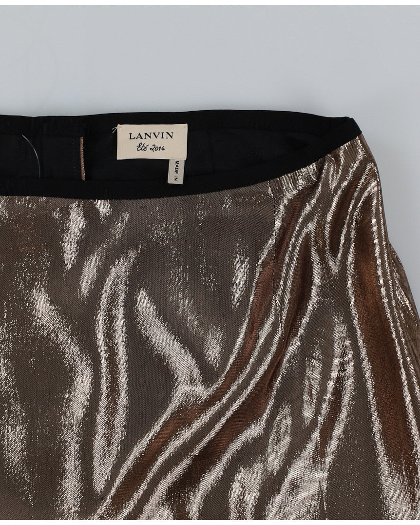 Lanvin Rose Gold Skirt - M