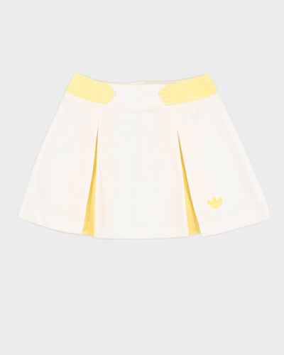 1990s Adidas White Tennis Mini Skirt - XS