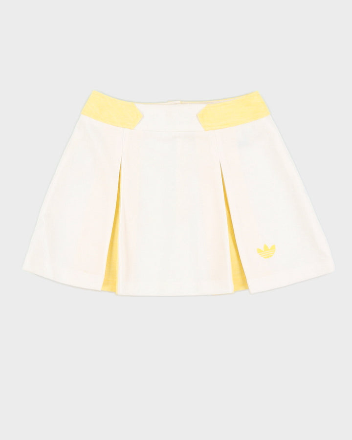 1990s Adidas White Tennis Mini Skirt - XS