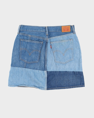 Levi's Patchwork Denim Mini Skirt - W30