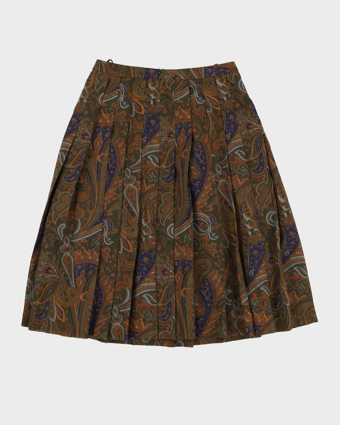 Vintage 90s Ralph Sportswear Green Paisley Skirt - M