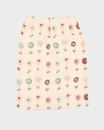Maurizio Pecoraro Flower Print Skirt - S