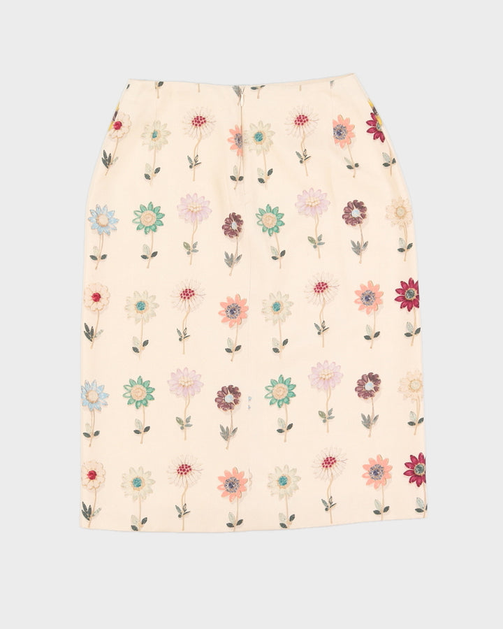 Maurizio Pecoraro Flower Print Skirt - S