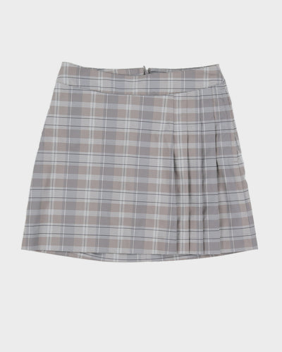 Y2K 00s Nike Golf Grey Plaid Skort - S