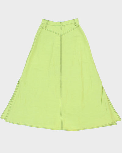 Maryam Nassir Zadeh Green Button-Up Skirt - XS